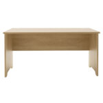 Γραφείο εργασίας επαγγελματικό Amazon pakoworld χρώμα sonoma 150x75x75εκ - Image 4