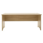 Γραφείο εργασίας επαγγελματικό Amazon pakoworld χρώμα sonoma 180x75x75εκ - Image 4