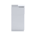 Γραφείο reception Lotus pakoworld σε λευκή απόχρωση 140x70x110εκ - Image 5