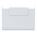 Γραφείο reception Lotus pakoworld σε λευκή απόχρωση 180x70x110εκ - Image 3