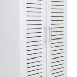 Παπουτσοθήκη-ντουλάπα SANTE pakoworld 21 ζευγών σε λευκή απόχρωση 60x37x183εκ - Image 7