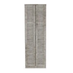 Παπουτσοθήκη-ντουλάπα SANTE pakoworld 21 ζευγών σε antique ανθρακί 60x37x183εκ - Image 3