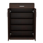 Παπουτσοθήκη-ντουλάπι SANTE pakoworld 20 ζεύγων χρώμα καρυδί 80x37x123εκ - Image 5