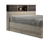 Κρεβάτι OLYMPUS pakoworld σε χρώμα castillo-toro 120x200εκ - Image 2