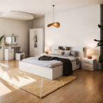 Κρεβάτι OLYMPUS pakoworld σε λευκή απόχρωση 160x200εκ - Image 2