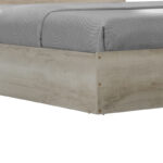 Κρεβάτι OLYMPUS pakoworld σε χρώμα castillo oak 140x200εκ - Image 3