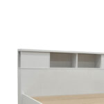 Κρεβάτι OLYMPUS pakoworld σε λευκή απόχρωση 140x200εκ - Image 3