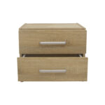 Κομοδίνο OLYMPUS pakoworld με 2 συρτάρια σε sonoma απόχρωση 47.5x40.5x40.5εκ - Image 4