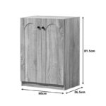 Παπουτσοθήκη-ντουλάπι Ambera pakoworld σε sonoma απόχρωση 60x36.5x81.5εκ - Image 5