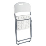 Καρέκλα catering-συνεδρίου πτυσσόμενη Edison pakoworld χρώμα λευκό - Image 3