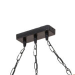 Φωτιστικό οροφής τρίφωτο PWL-1027 pakoworld Ε27 φυσικό-μαύρο 48.5x10x47εκ - Image 5