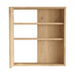 Ντουλάπι μπάνιου Bagno με καθρέπτη pakoworld oak 60x14.5x63.6εκ - Image 3