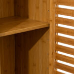 Ντουλάπι-στήλη τοίχου Sicela pakoworld σε φυσική απόχρωση 33x28x168εκ - Image 4