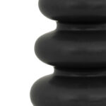 Βάζο Zerve pakoworld κεραμικό σε μαύρη απόχρωση Φ15.2x25εκ - Image 2