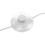 Φωτιστικό δαπέδου Fenxi pakoworld Ε27 μέταλλο σε λευκή-ασημί απόχρωση 105x30x178εκ - Image 3