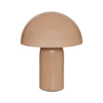 Επιτραπέζιο φωτιστικό Mushi pakoworld μέταλλο μπεζ Φ20x24