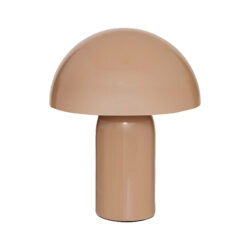 Επιτραπέζιο φωτιστικό Mushi pakoworld μέταλλο μπεζ Φ20x24