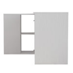 Γραφείο γωνιακό αποσπώμενο Polina pakoworld λευκό 120x100x75εκ - Image 3