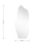 Καθρέπτης Ιrregular 1 pakoworld 50x1x120εκ - Image 3