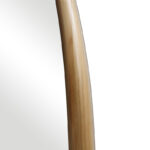 Καθρέπτης οβάλ Marly pakoworld mdf σε φυσική απόχρωση 50.5x4x127εκ - Image 5