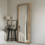 Καθρέπτης Ledalo pakoworld ξύλο σε φυσική απόχρωση 45x4.5x130εκ - Image 2