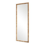 Καθρέπτης Ledalo pakoworld ξύλο σε φυσική απόχρωση 45x4.5x130εκ - Image 3