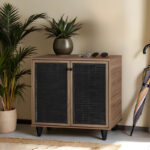 Παπουτσοθήκη-ντουλάπι Ronan pakoworld χρώμα καρυδί 70.5x35x66εκ - Image 2