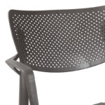 Πολυθρόνα Frontline pakoworld PP ανθρακί - Image 3