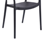 Πολυθρόνα Ankara pakoworld στοιβαζόμενη pp-pe rattan σε μαύρη-φυσική απόχρωση 54x55.5x77εκ - Image 7