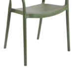 Πολυθρόνα Ankara pakoworld στοιβαζόμενη pp-pe rattan σε λαδί-φυσική απόχρωση 54x55.5x77εκ - Image 7