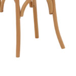 Καρέκλα στοιβαζόμενη Βιέννης Azhel pakoworld φυσικό ξύλο οξιάς-έδρα φυσικό rattan 41x50x89εκ - Image 7