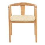 Πολυθρόνα Gernine pakoworld μασίφ ξύλο οξιάς και σχοινί σε φυσική απόχρωση 56x49x73εκ - Image 4