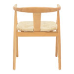 Πολυθρόνα Gernine pakoworld μασίφ ξύλο οξιάς και σχοινί σε φυσική απόχρωση 56x49x73εκ - Image 5