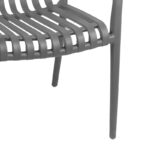 Πολυθρόνα Zoi pakoworld pp σε ανθρακί απόχρωση 58.5x54x80εκ - Image 5