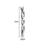 Καλόγερος Joint pakoworld suar ξύλο σε φυσική απόχρωση 30x30x200εκ - Image 4