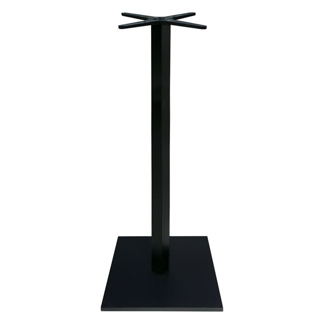 355-000014 Βάση τραπεζιού Bar Cabanol pakoworld μεταλλική σε μαύρη απόχρωση 45x45x108εκ