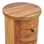 Συρταριέρα Settie pakoworld μασιφ ξύλο sheesham σε καρυδί απόχρωση Φ35x85εκ - Image 7