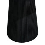 Τραπέζι σαλονιού Canicule pakoworld μασίφ ξύλο ακακίας μαύρο Φ80x40εκ - Image 4