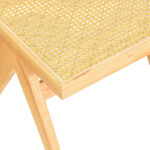 Καρέκλα Winslow pakoworld rubberwood-rattan σε φυσική απόχρωση 46x58x80εκ - Image 8
