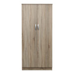 Ντουλάπα δίφυλλη Lego pakoworld σε Sonoma απόχρωση 80x42x180εκ - Image 4