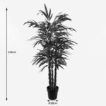 Διακοσμητικό φυτό σε γλάστρα Arti Bamboo Inart πράσινο Φ70x150εκ - Image 4