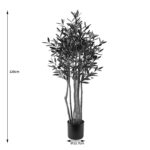 Διακοσμητικό φυτό σε γλάστρα Olia Inart πράσινο Φ52x120εκ - Image 4