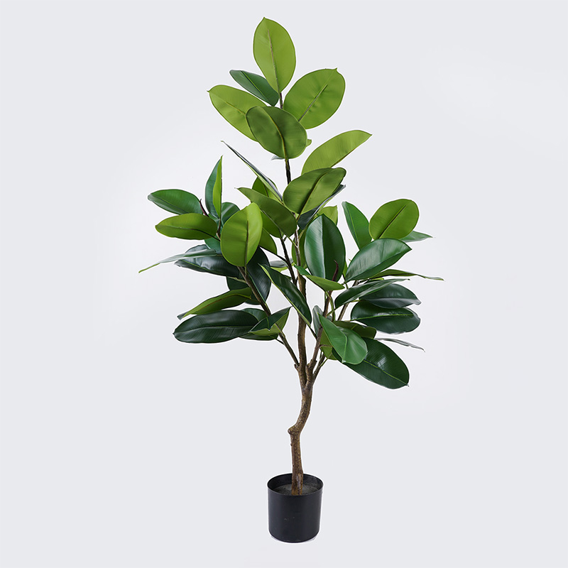 391-000021 Διακοσμητικό φυτό σε γλάστρα Ficus Lyrata Inart πράσινο Φ70x130εκ