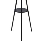 Καλόγερος Denner pakoworld μέταλλο σε μαύρη απόχρωση 48.5x48.5x180εκ - Image 3