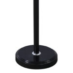 Καλόγερος Sinem pakoworld μέταλλο σε μαύρη-φυσική απόχρωση Φ30x175εκ - Image 3