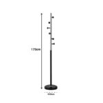 Καλόγερος Sinem pakoworld μέταλλο σε λευκή-φυσική απόχρωση Φ30x175εκ - Image 4