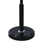 Καλόγερος Portu pakoworld μέταλλο σε μαύρη-φυσική απόχρωση Φ30x170εκ - Image 3