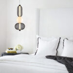 Inlight Κρεμαστό φωτιστικό από μαύρο μέταλλο και γυαλί 24W 2784LM 3000K D:2m (4072) - Image 3