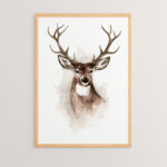 Πίνακας Deereby pakoworld με ψηφιακή εκτύπωση και πλαίσιο 33x1.5x48εκ