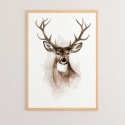 Πίνακας Deereby pakoworld με ψηφιακή εκτύπωση και πλαίσιο 33x1.5x48εκ